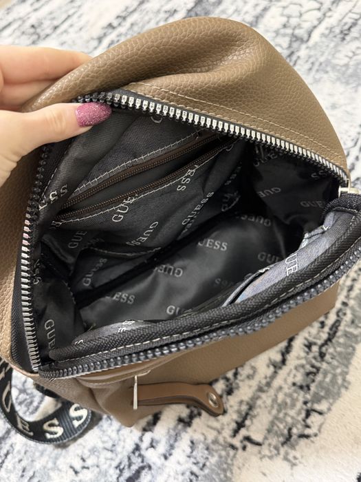 шкіряний рюкзак