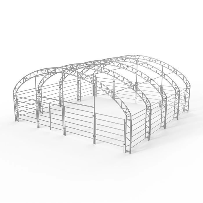 Zagroda dla zwierząt 10x10m | Plandeka PVC 750g/m² | Duża i wytrzymała