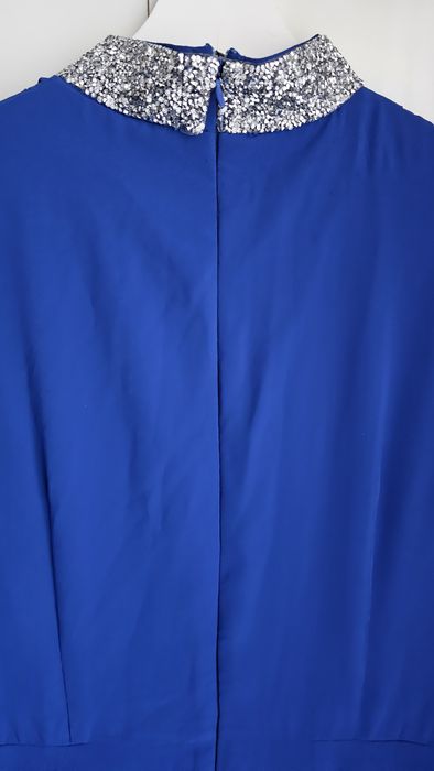 Sukienka chabrowa długa r.38