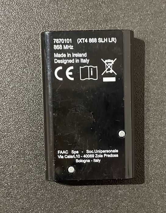 Pilot FAAC XT4 868 SLH LR