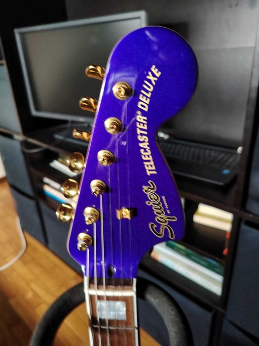 Fender Squier Paranormal Telecaster Troublemaker Roxa