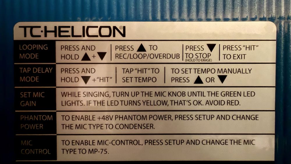 TC-HELICON Voicelive Play - Harmony and Effects