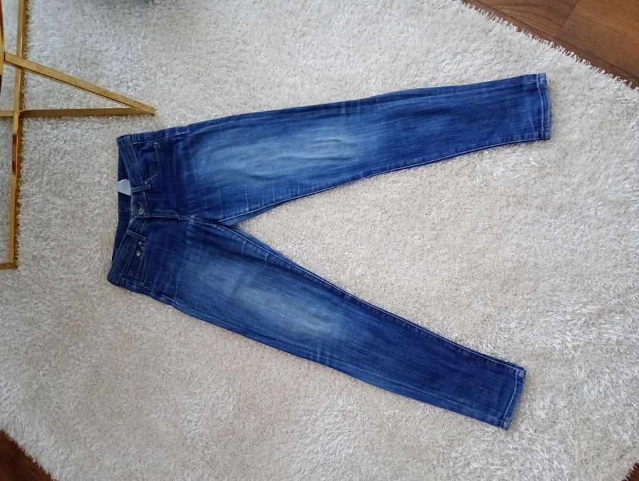 Jeansy rurki skinny H&M