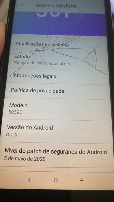 Alcatel 1X 5059D Avariado para Peças
