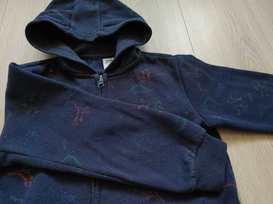 Bluza z kapturem 122 dinozaury