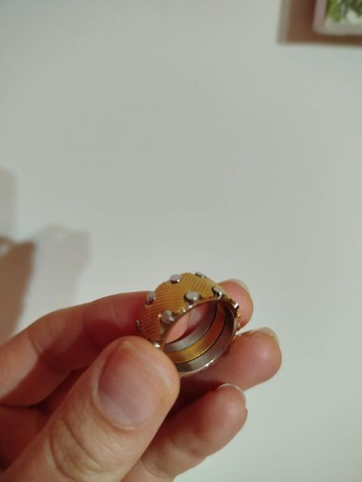 Anel em aço da jetlag com bolsa