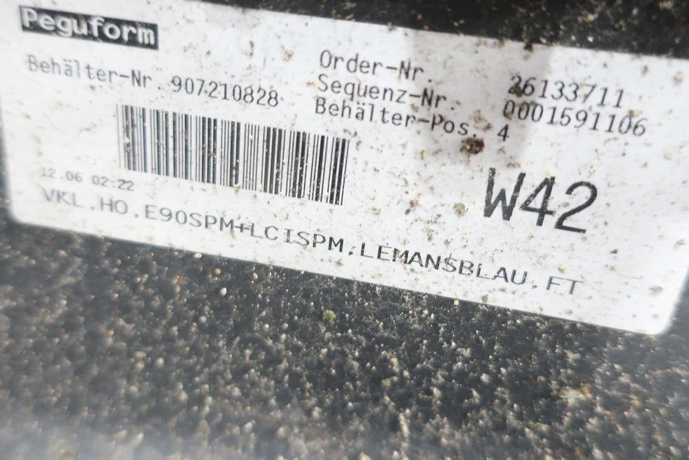 Zderzak tył BMW E90 M Pakiet sedan