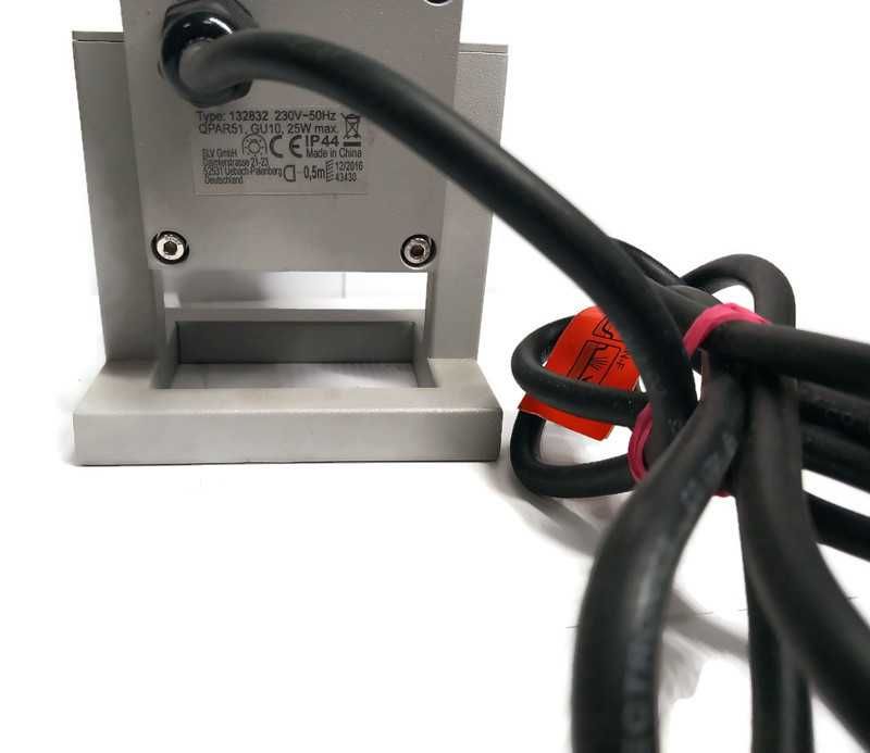 Reflektor Ogrodowy Srebrnoszary SLV CUBIX I 25W 100%  sprawny