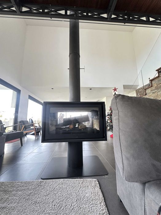 Recuperador de Calor Central Moderno (Ilha) + 6m Chaminé