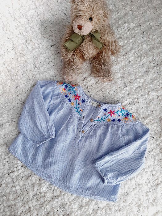 Bluzka wiosenna Zara r.86