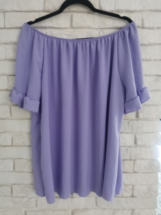 Włoska bluzka hiszpanka plus size xxxl 46 48 50