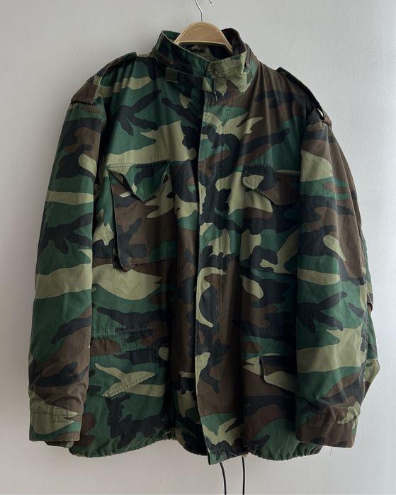 Wojskowa kurtka wojskowa US Army M-65 Field Jacket Woodland z podpinka