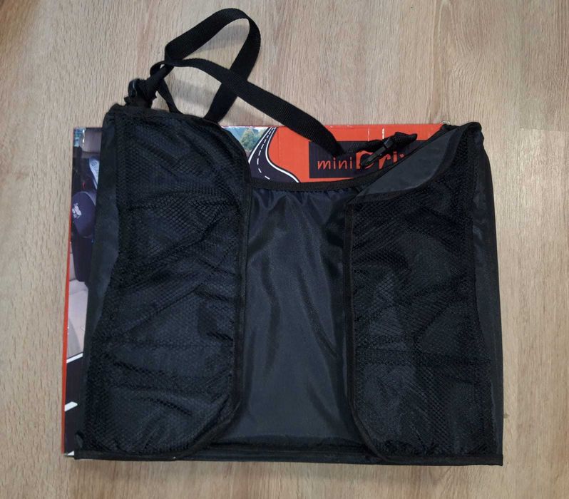 Stolik/ organizer na fotelik samochodowy, spacerówkę CZARNY