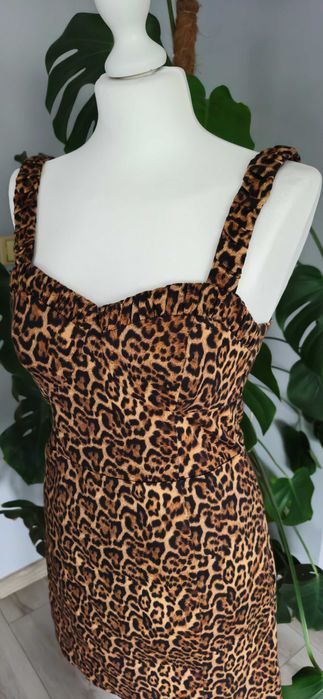 Sukienka w panterkę