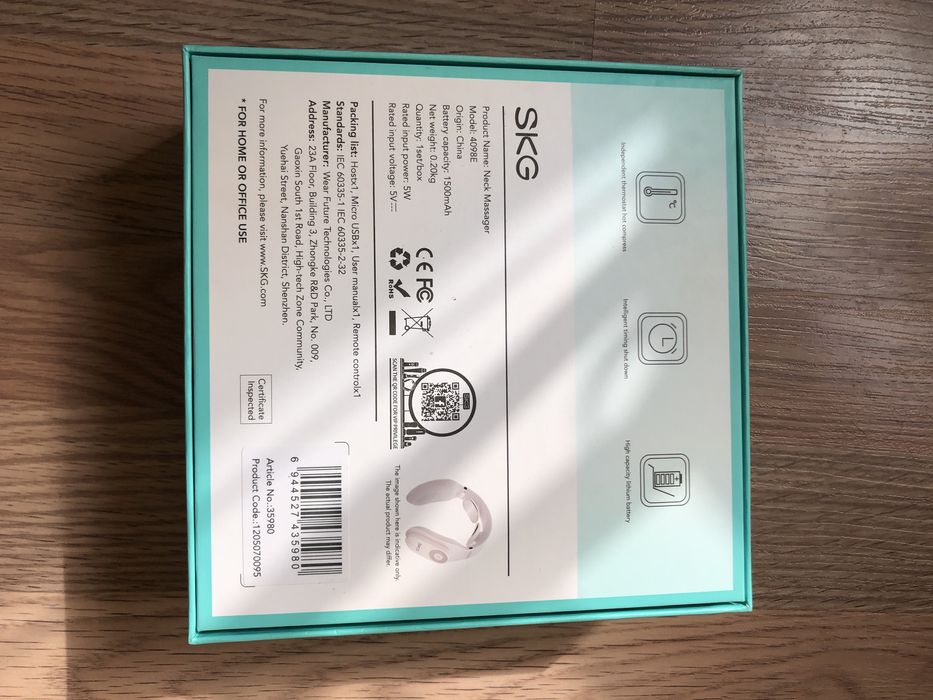 Масажер для шиї SKG 4098e