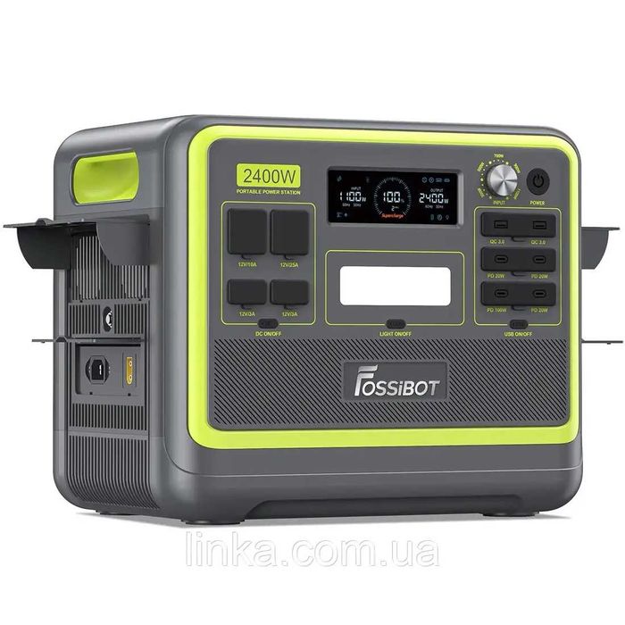 Зарядна станція FossiBOT F2400 WiFi (2048 Вт·год / 2400 Вт)