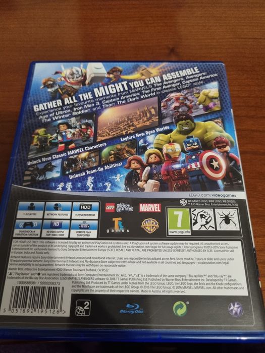 Jogo ps4 lego avengers