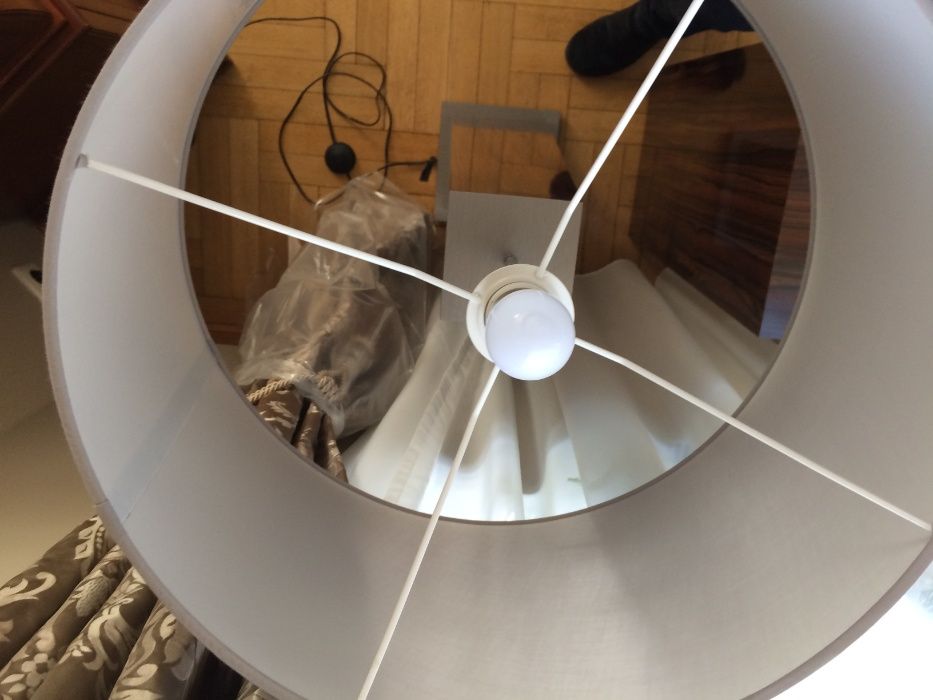 Designerska lampa stojąca efektowna glamour nowoczesna