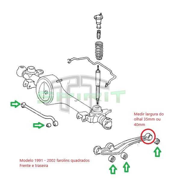 Kit de casquilhos reforçados em Poliuretano Toyota Land Cruiser 70/73
