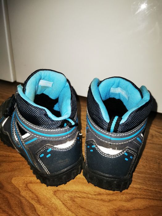 Buty chłopięce ocieplane zimowe wełna 28 na rzepy