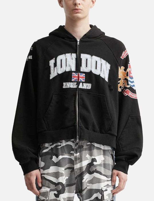 ‼️РОЗПРОДАЖ‼️ Зип худи Project GR London кофта opium distressed