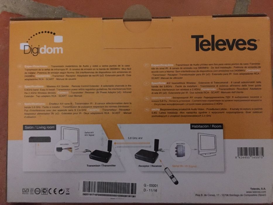 Audio/Video Transmitter/Receiver64171283382401122