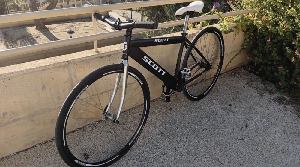 Bicicleta single speed contrapedal