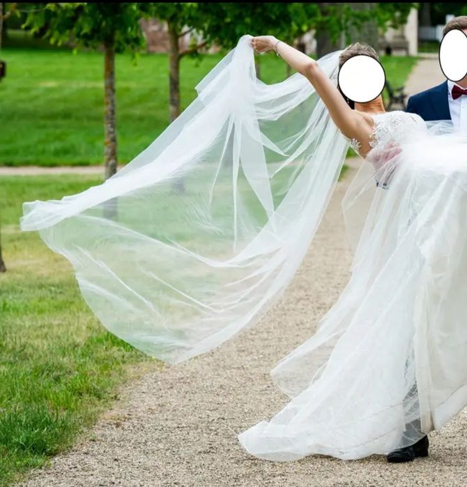 Suknia ślubna Leticia wraz z welonem Gratis Bolerko Okazja !!