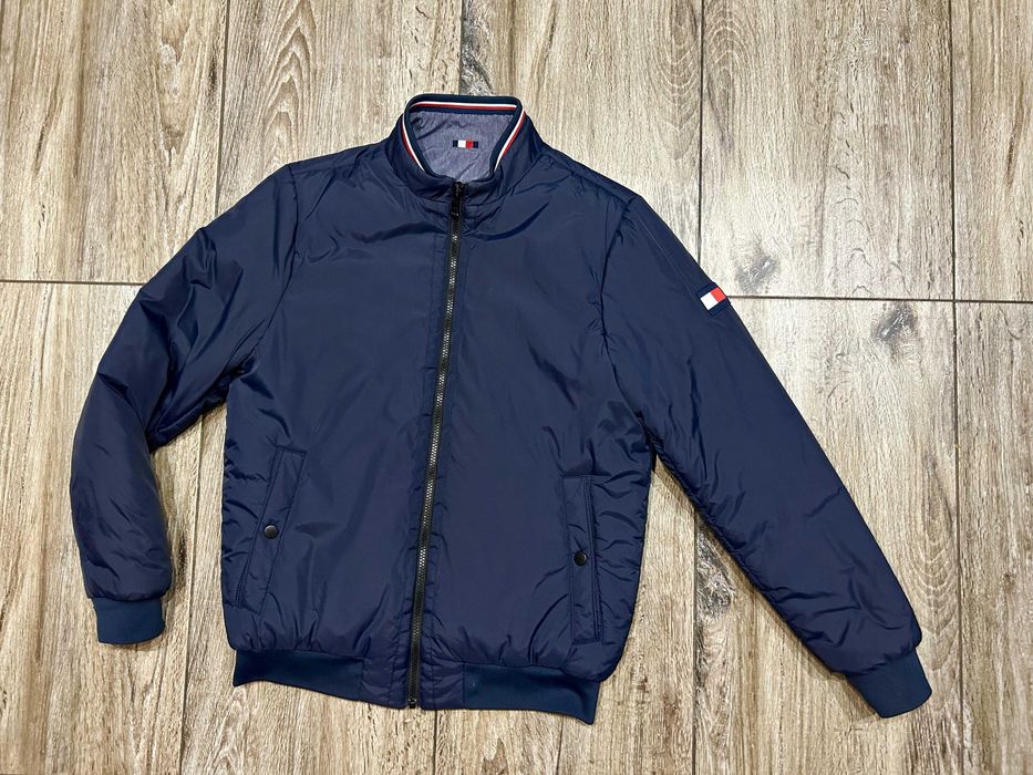 Męska kurtka Ocieplana TOMMY HILFIGER Dwustronna roz M  Stan idealny