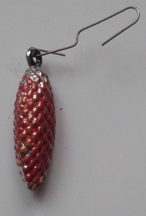 прикраса на ялинку у формі шишки 5 см