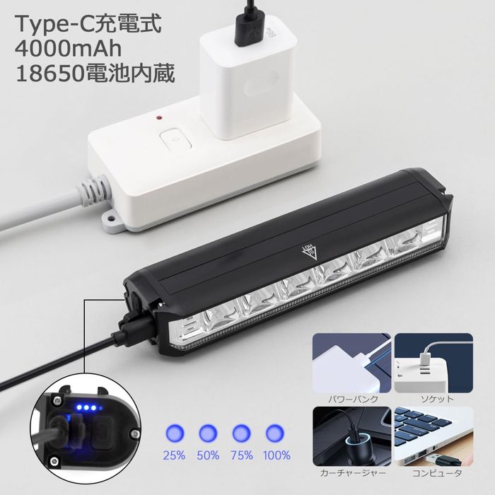 Велосипедний ліхтар SecurityIng із яскравим хвостом.