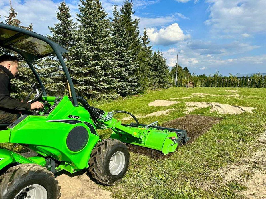 Wynajem Ładowarki Avant 635  glebogryzarka separacyjna