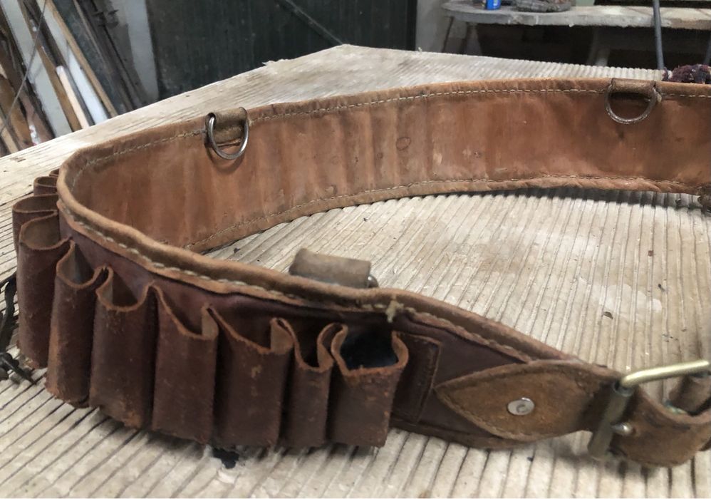 Cartucheira em couro