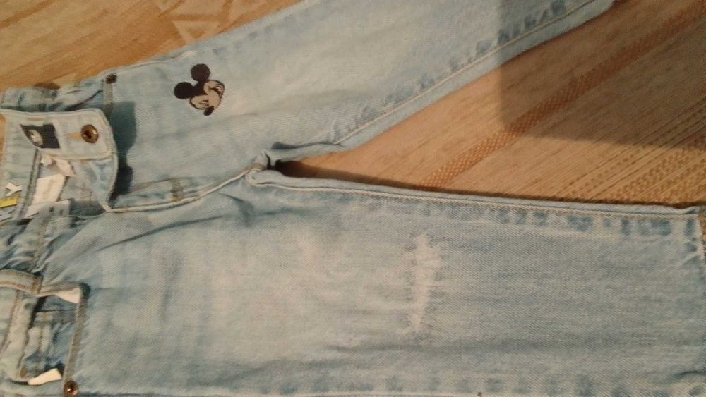 Spodnie jeansowe Zara rozmiar 80 regulacja paska