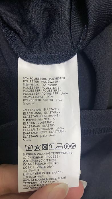 Нові штани-палаццо темно-сині, розмір М, на резинці та з шнурком