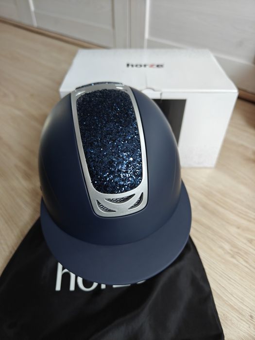 Kask jeździecki Horze Apex cristal granatowy XS 49-51cm