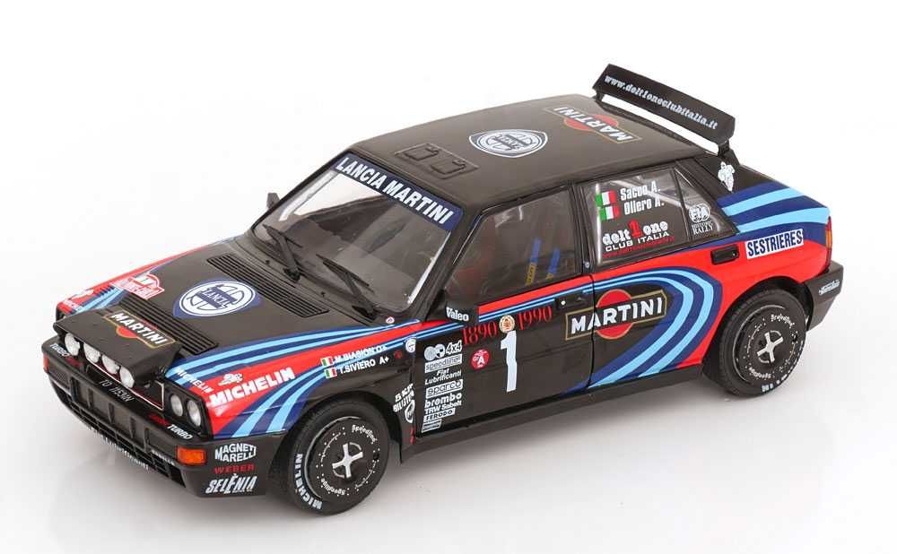 Solido 1/18 - Lancia Delta "Martini" Rally Monte Carlo 1990 Triburte to Biasion