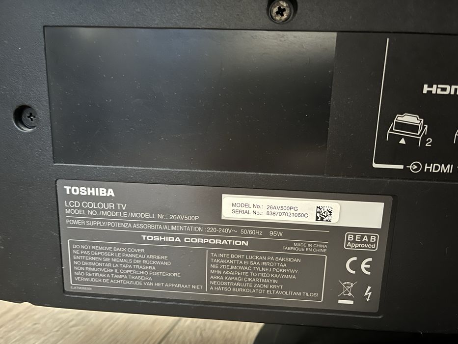 Toshiba telewizor 26 cali