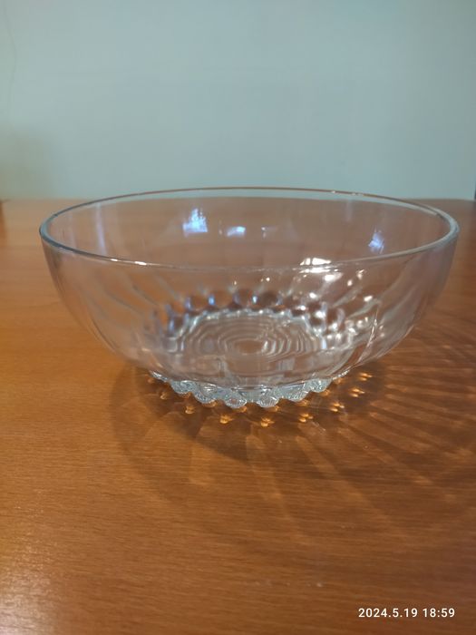 Duża misa,salaterka szklane kulki