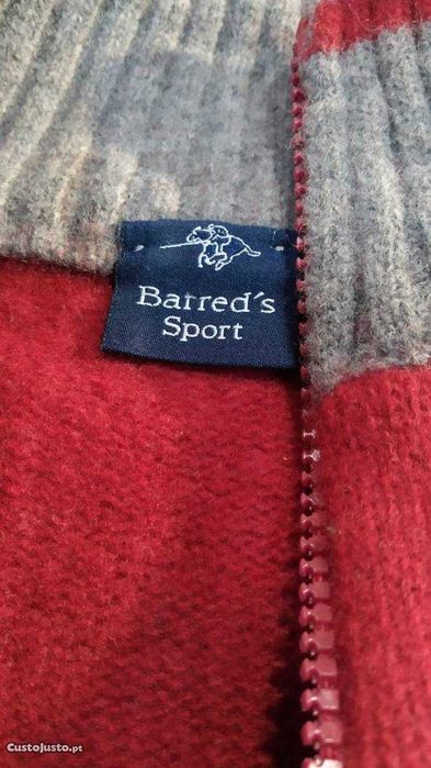 Casaco malha Barred's Sport, tamanho M - Bom estado