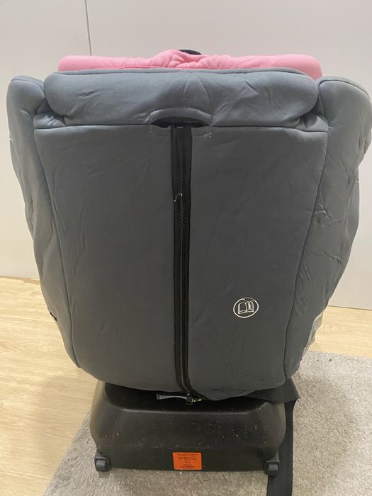 Cadeira Auto Criança Grupo 1/2/3 (9-36kg) Rosa e Cinza