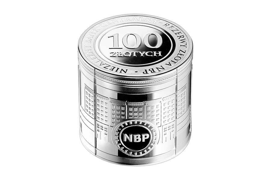 100 zł Niezależny Bank Centralny – Rezerwy Złota NBP ! Okazja Faktura