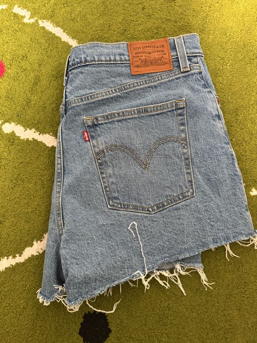 Женакие шорты мом Levis ribcage denim jean shorts - 32