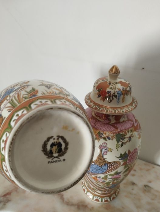 Vaso e Jarrão chines panda