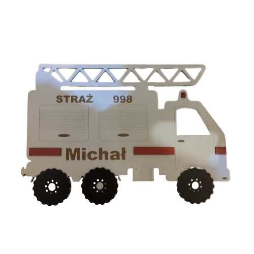 Półka na resoraki hot wheels,tir z grawerem