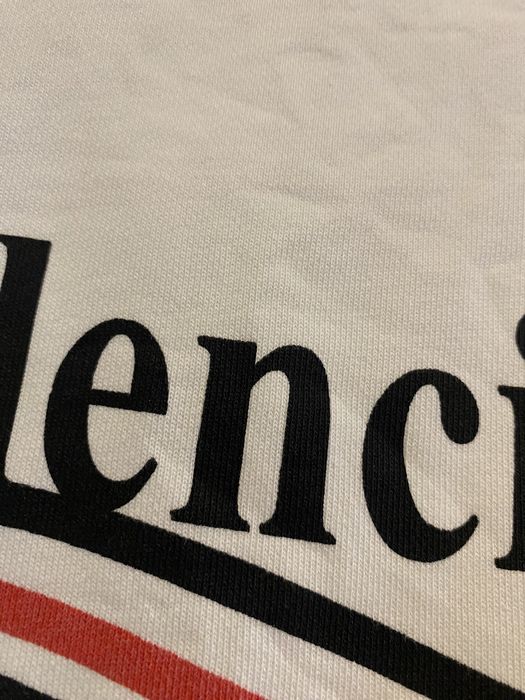 Balenciaga bluza damska beżowa/ecru logo