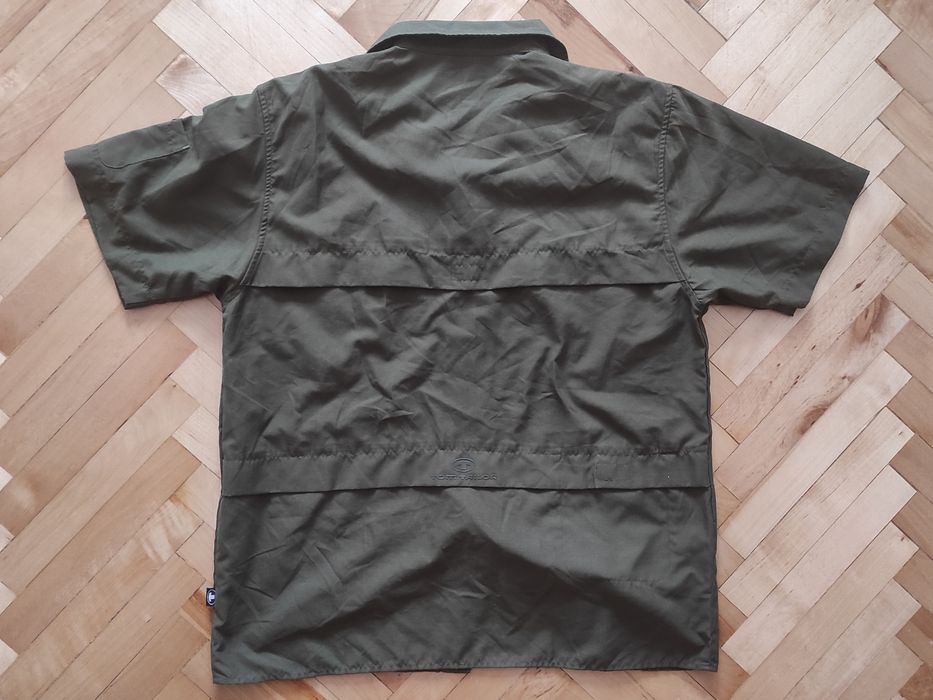 Koszula ciemna zieleń, krótki rękaw