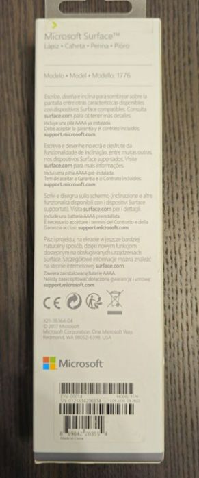 Rysik Oryginalny  Microsoft 1776 - jak Nowy. Do Tabletów i Laptopów .