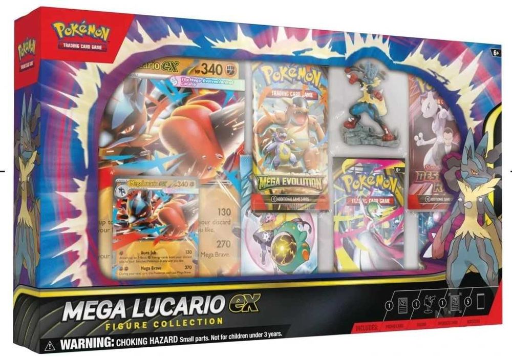Pokémon TCG: Mega Lucario ex Figure Collection