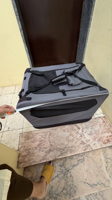 Transportadora dobrável para cão